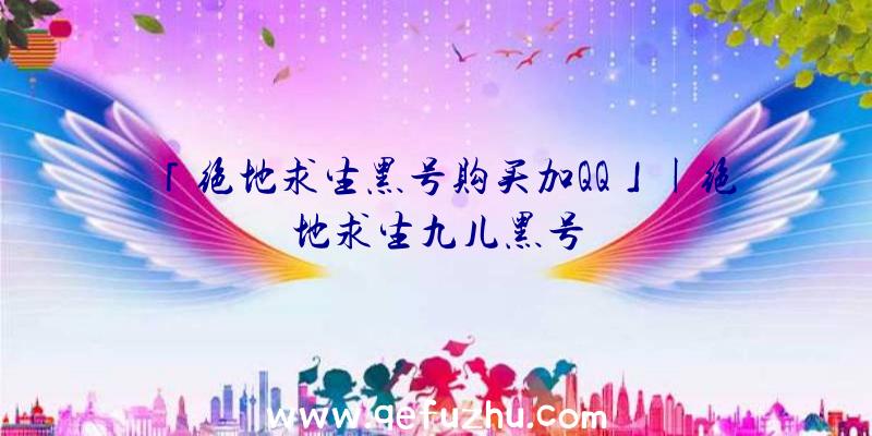 「绝地求生黑号购买加QQ」|绝地求生九儿黑号